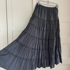 Chambray Peasant Skirt